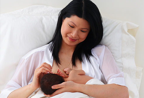 افزایش شیر مادر و شیر دادن به نوزاد